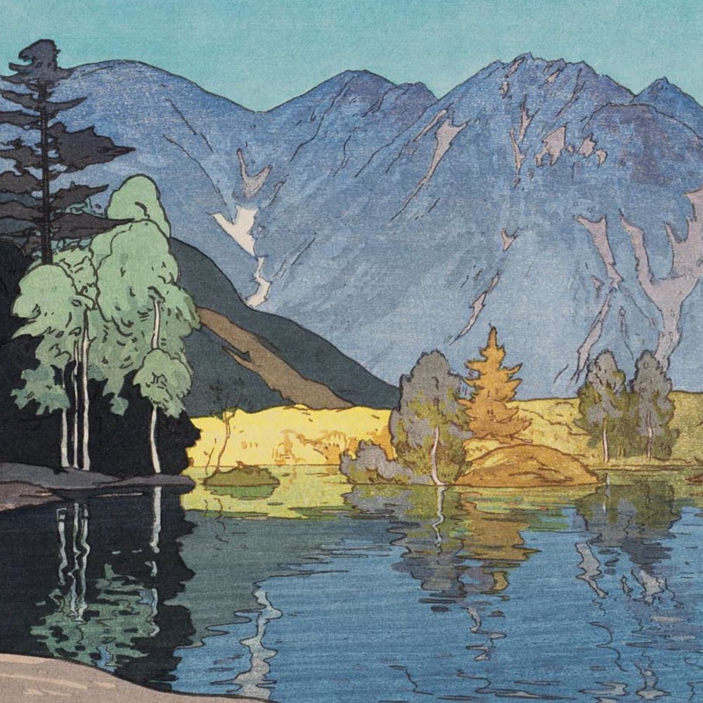 '12 widoków Alp Japońskich' - Yoshida Hiroshi